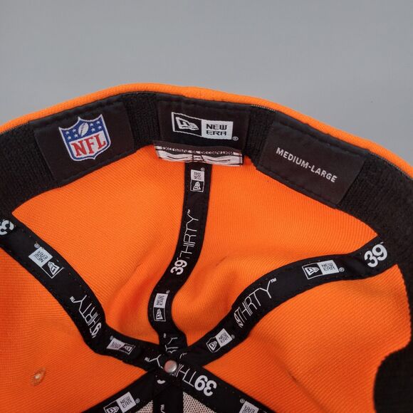 Denver Broncos New Era NFL Team Classic 39THIRTY Orange Blue Flex Hat Size M/L - Picture 8 of 10